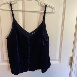 MADEWELL VELVET TANK TOP